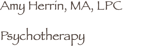 Amy Herrin, MA, LPC Psychotherapy